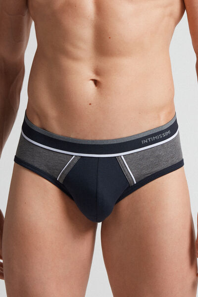 Two-Tone Stretch Supima® Cotton Briefs