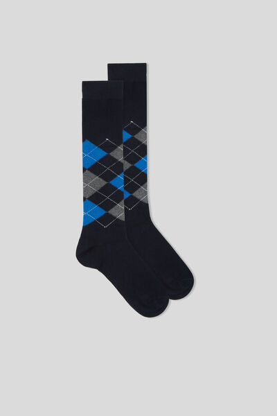 Long Patterned Soft Cotton Socks