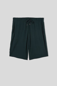 Silk and Modal Piqué Shorts