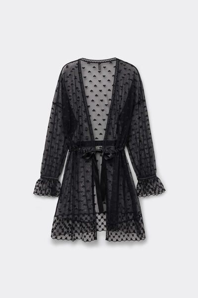 The Love Club Lace Dressing Gown