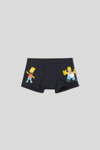 Boxer Bimbo The Simpsons Homer e Bart in Cotone Superior® Elasticizzato