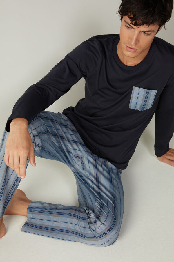 Long Pajamas in Supima® Cotton and Cloth