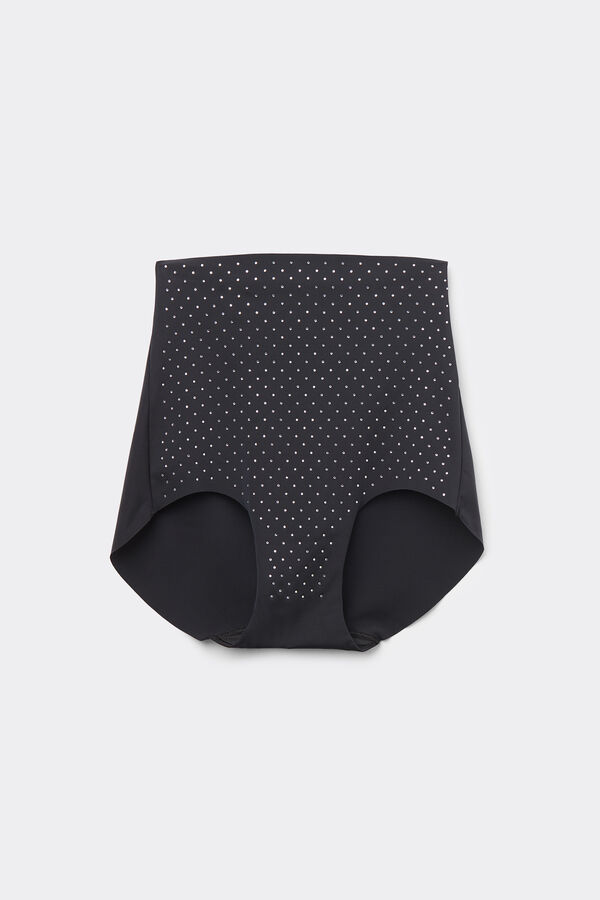 Φαρδύ Σλιπ High Waist με Στρας Time to Sparkle