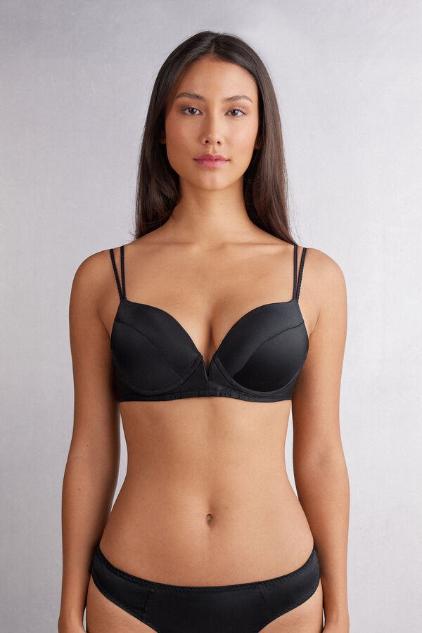 Svileni super push up grudnjak Mia