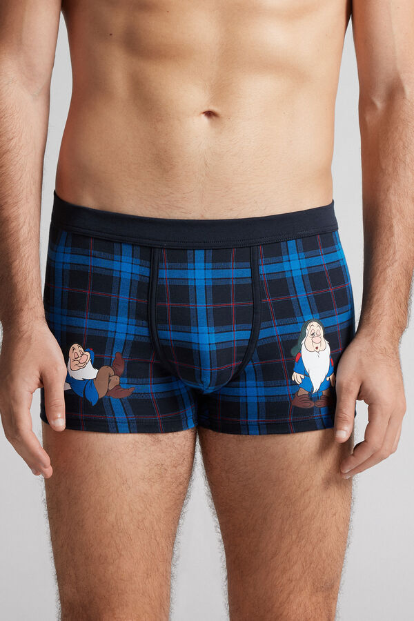 ©Disney Sleepy Checked Stretch Supima® Cotton Boxers