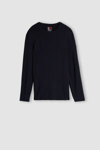 Long-Sleeve Modal-Cashmere Top