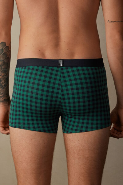 Gingham Stretch Supima® Cotton Boxers