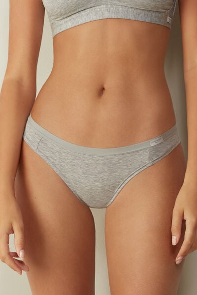 Natural Cotton Brazilian Panties