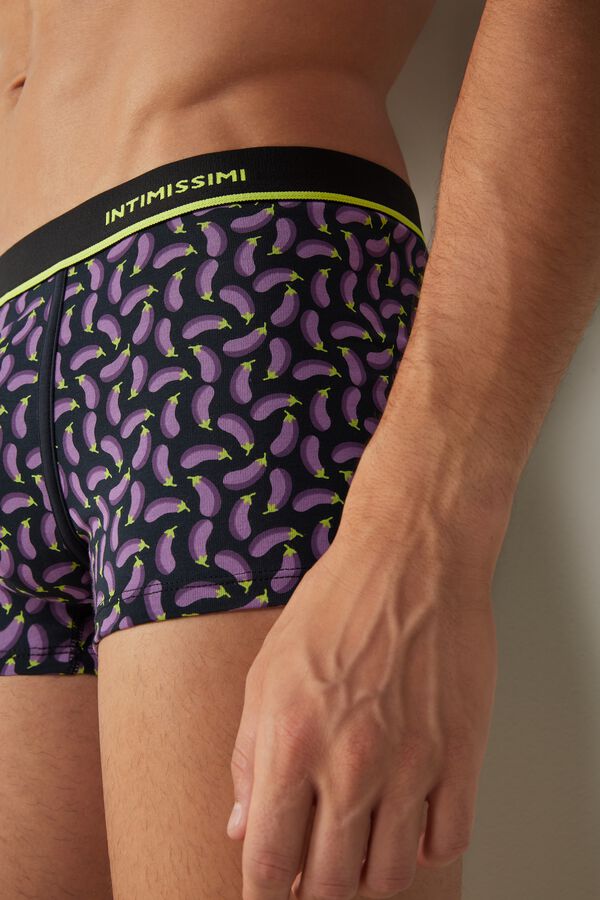 Vegetable Print Boxers in Stretch Supima® Cotton