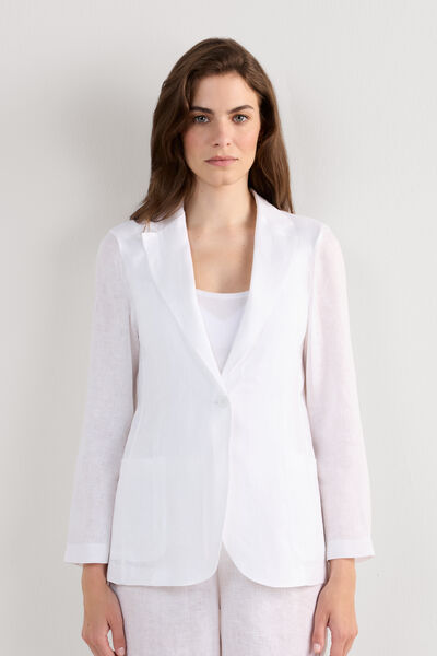 Giacca in Tela di Lino The Pure Linen