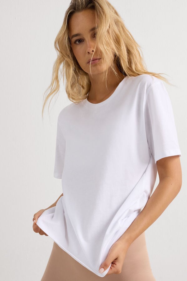 Short-Sleeved Superior Cotton Top