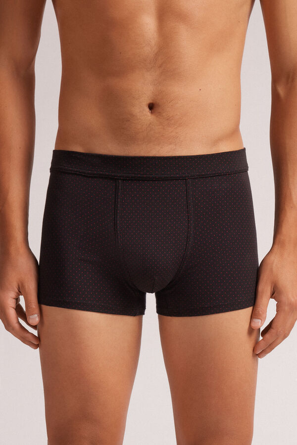Boxer van Katoen met Stippenprint