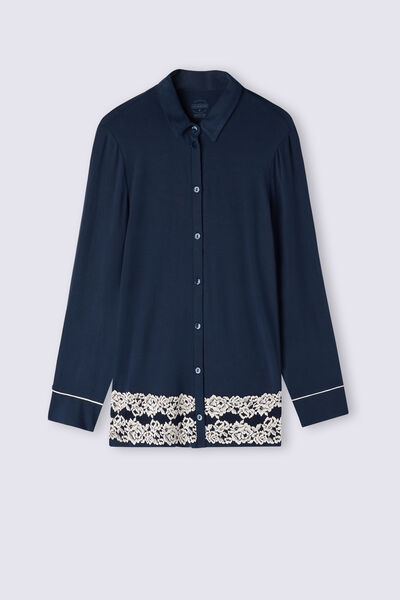 Pretty Flowers Button Up Shirt in Modal