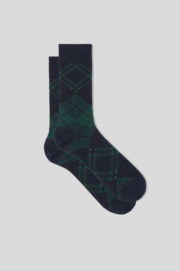 Short Patterned Soft Cotton Socks