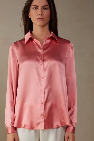 Long Sleeve Silk Shirt