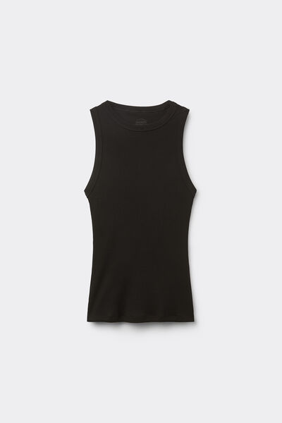 Ribbed Superior Cotton Vest Top