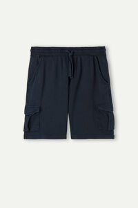 Shorts i bomull Washed Collection