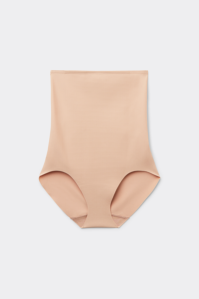 Seamless Microfibre High-Waisted Shaping French Knickers