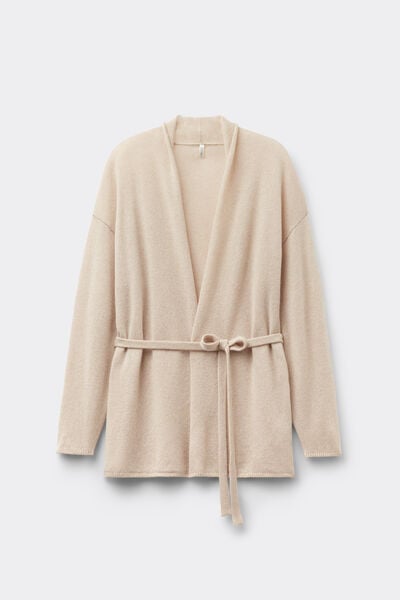 Cardigan con Cintura 100% Cashmere