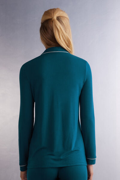 Long-Sleeve Micromodal Jacket