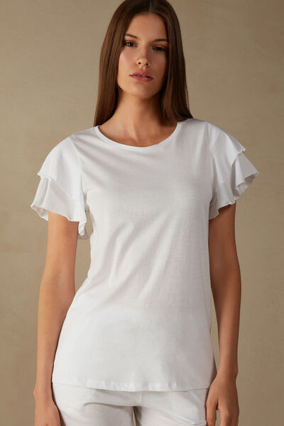 Summer Garden Short-Sleeved Ultrafresh Supima® Cotton Top