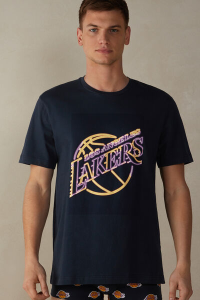 Koszulka z Nadrukiem Lakers