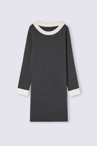 Camisón de Modal con Lana Baby It's Cold Outside