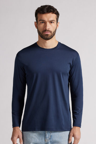 Maglia Manica Lunga in Cotone Premium Mercerizzato