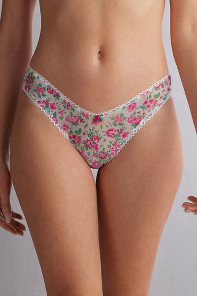 Life is a Flower 80s-Style Brazilian Briefs
