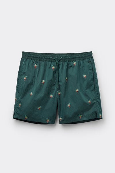Costume Boxer Mare Ricamo Palme