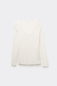 Ultralight Modal with Cashmere V-Neck Top