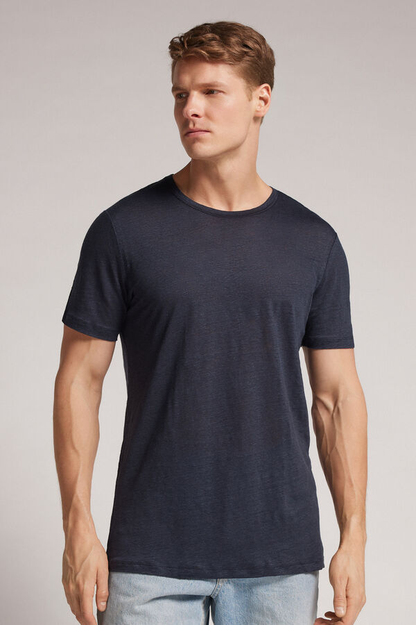 Short-Sleeved Linen t-shirt