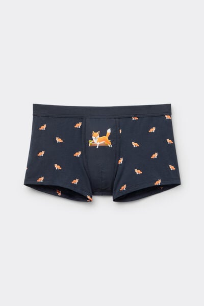 Boxerky z Bavlny Superior Potisk Lišek