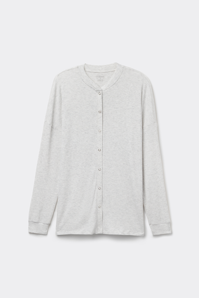 Chic Comfort Long-Sleeved Modal Pyjama Shirt