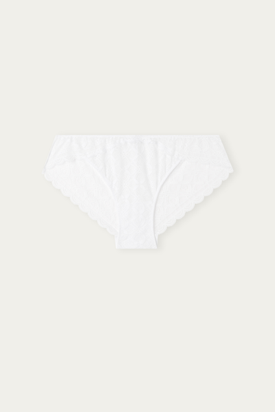 Culotte en dentelle à taille basse