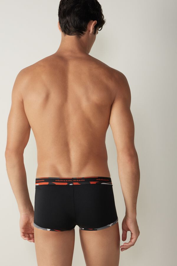 Boxers in Stretch Supima&reg; Cotton with Logo