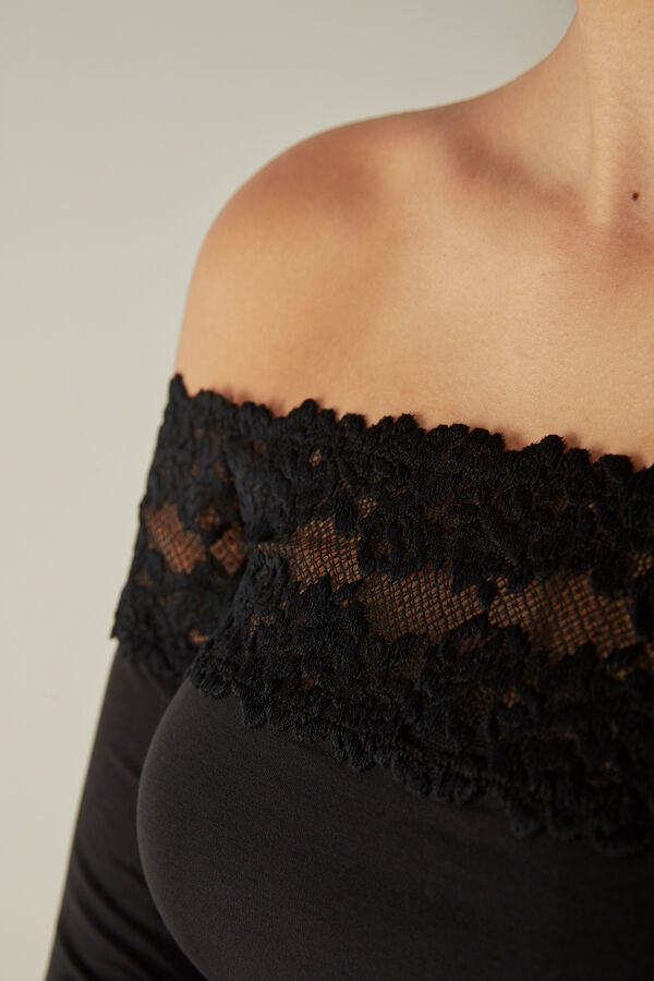 Maglia in Modal Pretty Flowers