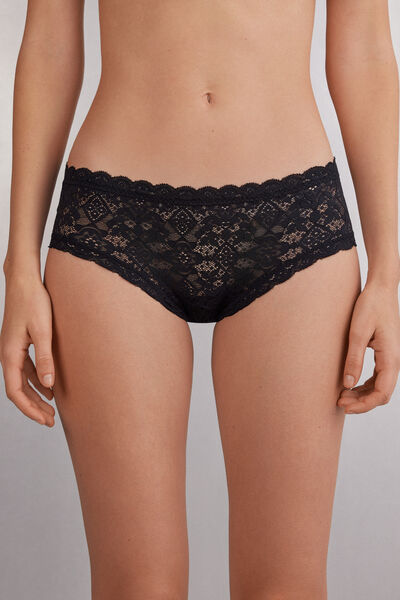 Lace and Microfibre Knickers