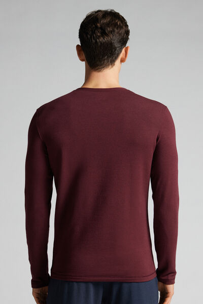 Long-Sleeve Modal-Cashmere Top