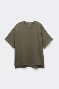 Топ Бавовняний з Короткими Рукавами Boxy Fit