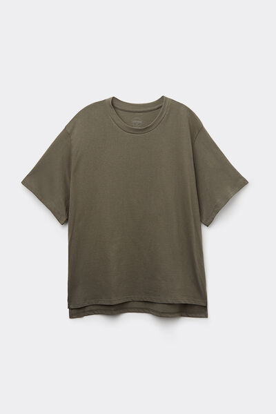 Maglia Manica Corta Boxy Fit in Cotone