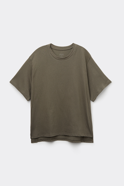 Maglia Manica Corta Boxy Fit in Cotone