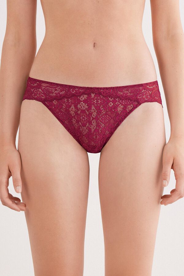 Low-Rise Lace Knickers