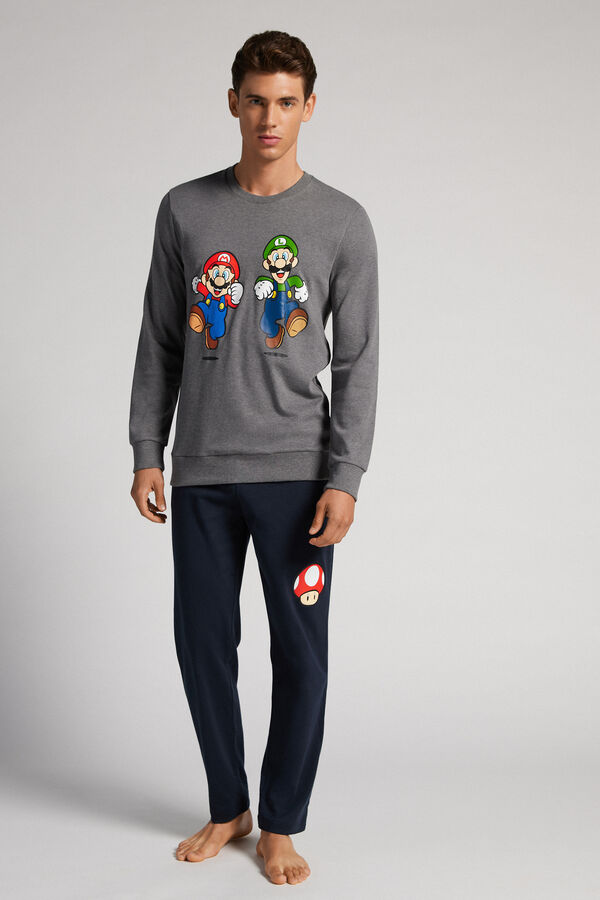Nintnendo Super Mario™ And Luigi Full-Length Cotton Pyjamas