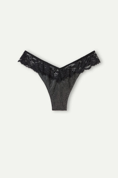 Shimmer All Night 80s-Style Brazilian Briefs