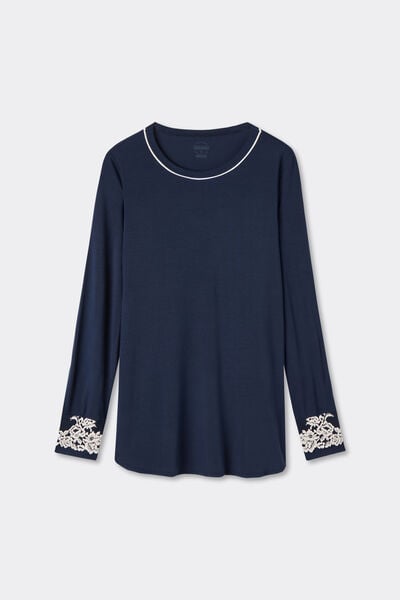 Maglia In Modal Pretty Flowers