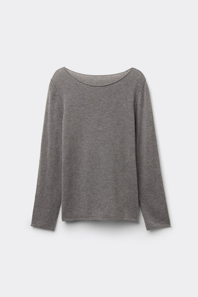 Suéter de Manga Larga 100% Cashmere