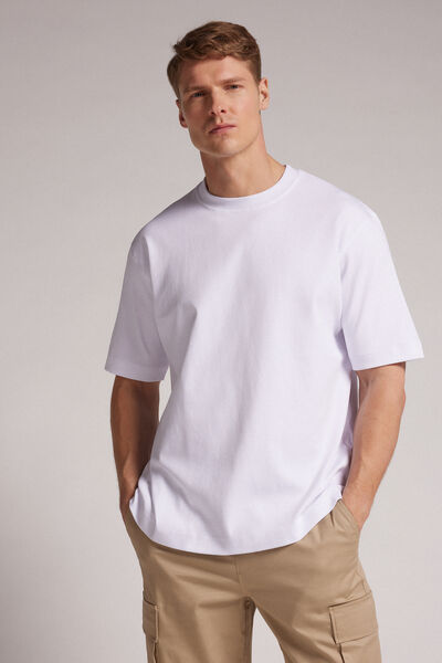 Cotton Interlock Oversized T-Shirt