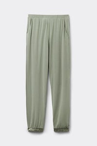 Satin Details Modal Trousers