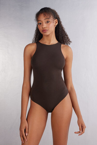 Body de Tirantes Anchos en Fresh Bamboo